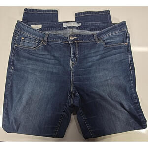 Torrid Womens Denim Jeans Blue Skinny Leg Sz 18T Dark Wash Stretch 41X30
